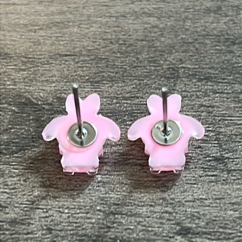 Handmade My Melody earrings - Picture 2 of 5